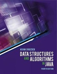 Enlarge image Cover: Data Structures and Algorithms in Java - Cengage Learning Asia