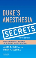 Cover: Duke's Anesthesia Secrets E-Book - Saunders