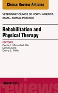 Cover: Rehabilitation and Physical Therapy, An Issue of Veterinary Clinics of North America: Small Animal Practice - Elsevier