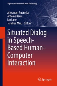 Abbildung von: Situated Dialog in Speech-Based Human-Computer Interaction - Springer