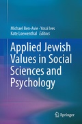 Cover: Applied Jewish Values in Social Sciences and Psychology - Springer