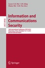 Cover: Information and Communications Security - Springer