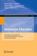 Cover: Immersive Education - Springer