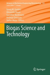 Enlarge image Cover: Biogas Science and Technology - Springer