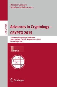 Abbildung von: Advances in Cryptology -- CRYPTO 2015 - Springer