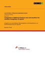 Cover: Comparison of different features sets and classifiers for emotion recognition of speech - Aus der Reihe: e-fellows.net stipendiaten-wissen