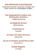 Cover: Wir empfehlen zum Reinlesen unsere Spitzentitel Herbst 2015 - Transit