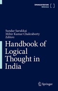 Cover: Handbook of Logical Thought in India - Springer
