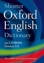 Cover: Shorter Oxford English Dictionary CD - Oxford University Press