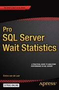 Cover: Pro SQL Server Wait Statistics - Apress