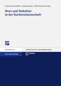 Cover: Wert und Wahrheit in der Rechtswissenschaft - Nomos