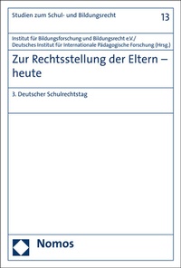 Abbildung von: Zur Rechtsstellung der Eltern - heute - Nomos