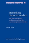 Cover: Rethinking Syntactocentrism - John Benjamins Publishing Co