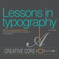 Cover: Lessons in Typography - New Riders