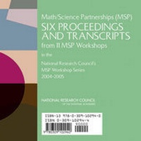 Enlarge image Cover: Math/Science Partnerships (MSP) - National Academies Press