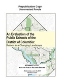 Cover: An Evaluation of the Public Schools of the District of Columbia - National Academies Press