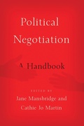 Cover: Political Negotiation - Brookings Institution
