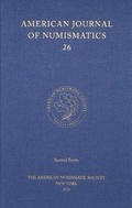 Cover: American Journal of Numismatics 26 - American Numismatic Society,U.S.