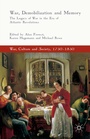 Cover: War, Demobilization and Memory - Palgrave Macmillan