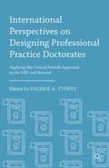 Cover: International Perspectives on Designing Professional Practice Doctorates - Palgrave MacMillan
