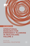Cover: Operational Research for Emergency Planning in Healthcare: Volume 2 - Palgrave Macmillan