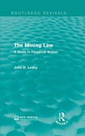 Cover: The Mining Law - Routledge
