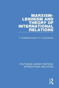 Cover: Marxism-Leninism and the Theory of International Relations - Routledge