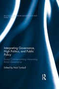 Cover: Interpreting Governance, High Politics, and Public Policy - Routledge