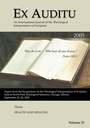 Cover: Ex Auditu - Volume 21 - Wipf & Stock Publishers