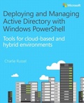 Cover: Deploying and Managing Active Directory with Windows PowerShell - Microsoft Press