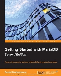 Enlarge image Cover: Getting Started with MariaDB - Packt Publishing