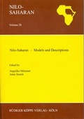 Cover: Nilo-Saharan - Models and Descriptions - K&ouml;ppe, R