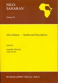 Enlarge image Cover: Nilo-Saharan - Models and Descriptions - Köppe, R