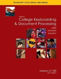 Abbildung von: Gregg College Keyboading & Document Processing Microsoft Office Words 2007 Update - McGraw-Hill Higher Education