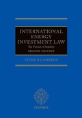 Cover: International Energy Investment Law - Oxford University Press