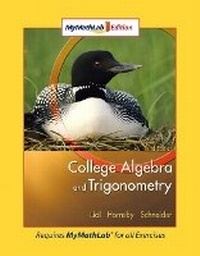 Abbildung von: College Algebra and Trigonometry - Pearson