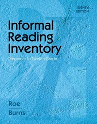 Enlarge image Cover: Informal Reading Inventory - Wadsworth Publishing Co Inc