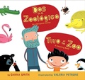 Cover: Two at the Zoo/DOS En El Zoologico Board Book - Clarion Books
