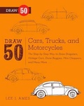 Cover: Draw 50 Cars, Trucks, and Motorcycles - Turtleback Books