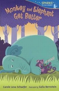 Enlarge image Cover: Monkey and Elephant Get Better - Turtleback Books