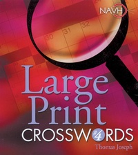 Enlarge image Cover: Large Print Crosswords #4 - Sterling