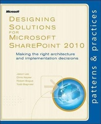 Enlarge image Cover: Designing Solutions for Microsoft SharePoint 2010 - Microsoft Press