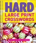 Cover: Hard Large Print Crosswords - Sterling