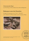 Cover: Shakespeare unter den Deutschen - Franz Steiner Verlag