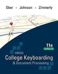 Enlarge image Cover: College Keyboarding & Document Processing - McGraw-Hill Inc.,US