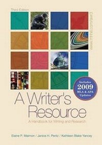Enlarge image Cover: A Writer's Resource - McGraw-Hill Humanities/Social Sciences/Languages