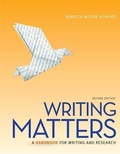 Cover: Writing Matters - McGraw-Hill Inc.,US