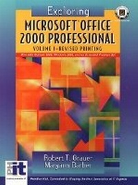 Enlarge image Cover: Exploring Microsoft Office 2000, Volume I Revised - Pearson