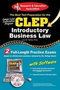 Cover: CLEP(R) Introductory Business Law with CD - Research & Education Association