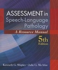 Cover: Assessment in Speech-Language Pathology - Cengage Learning
